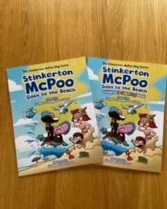 cover of both Stinkerton McPoo goes to the beach books