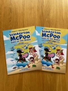cover of both Stinkerton McPoo goes to the beach books